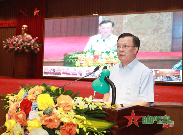 Bí thư Thành ủy Hà Nội Đinh Tiến Dũng: Phải thể hiện được tinh thần dám nghĩ, dám làm vì lợi ích chung