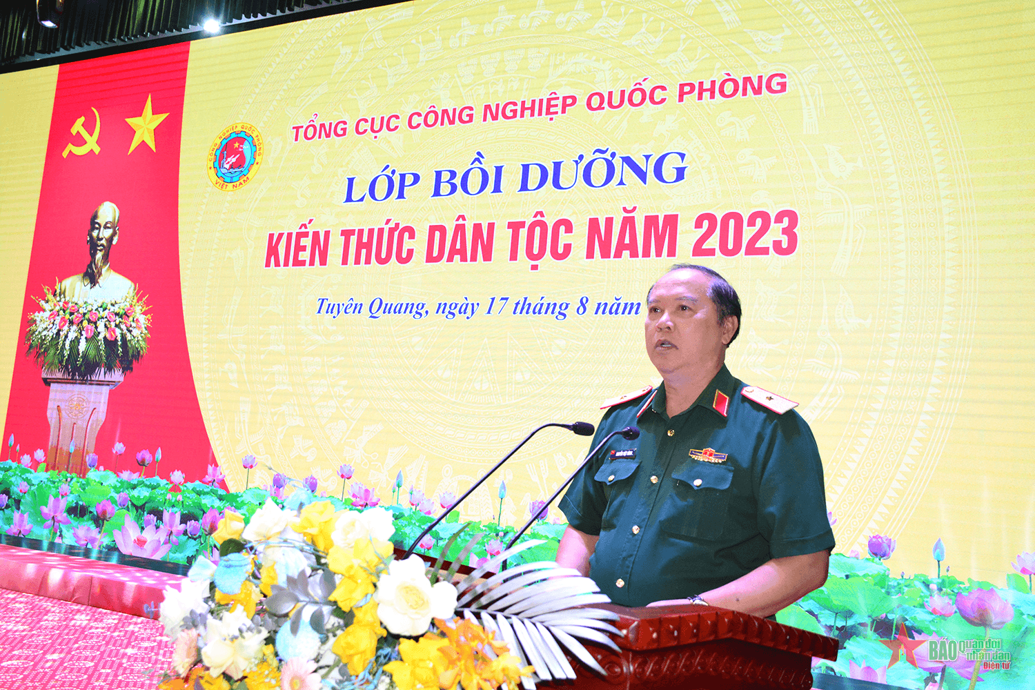 Tổng cục Công nghiệp Quốc phòng khai mạc lớp bồi dưỡng kiến thức dân tộc năm 2023