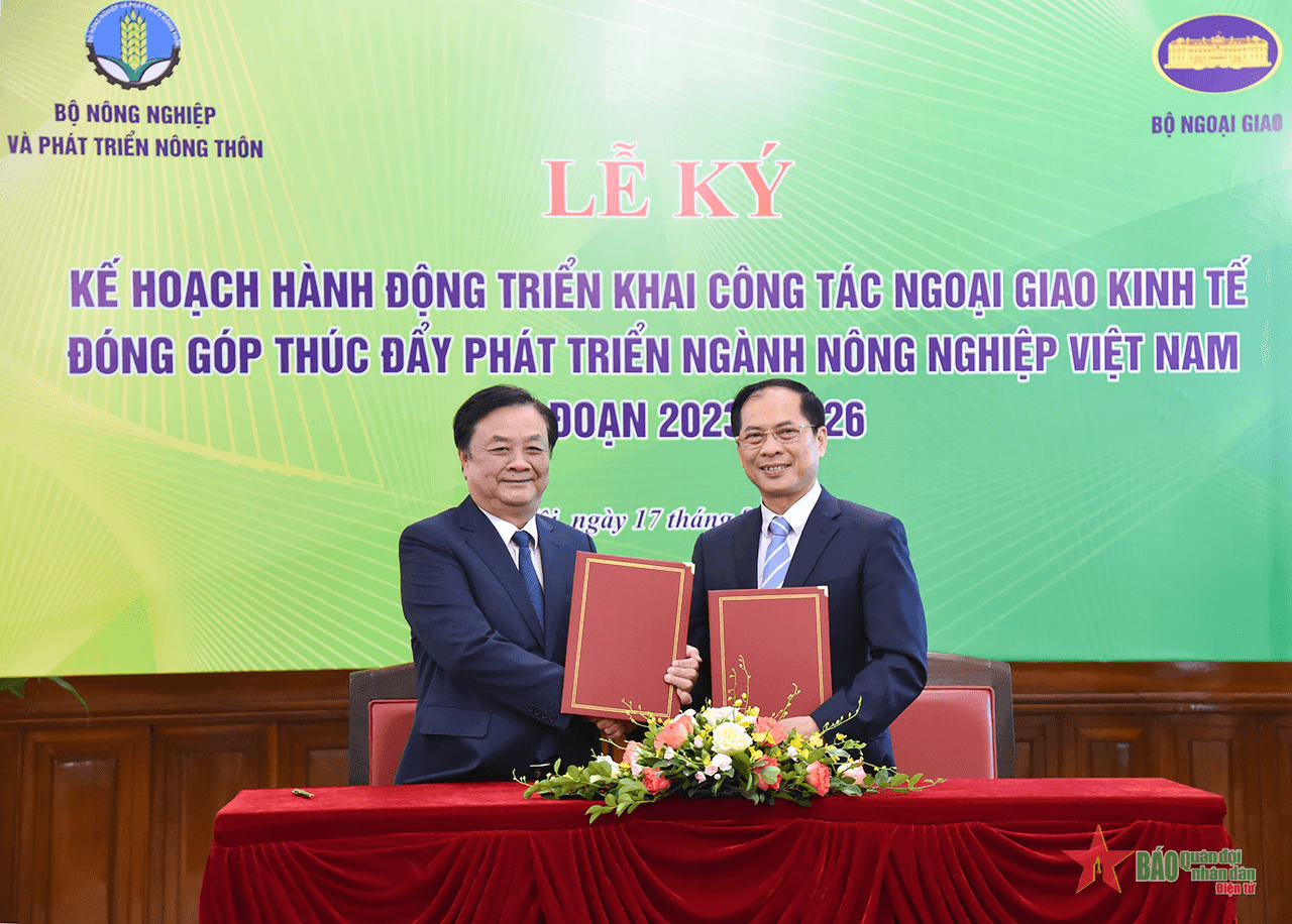 Ngoại giao kinh tế đóng góp thúc đẩy phát triển ngành nông nghiệp Việt Nam
