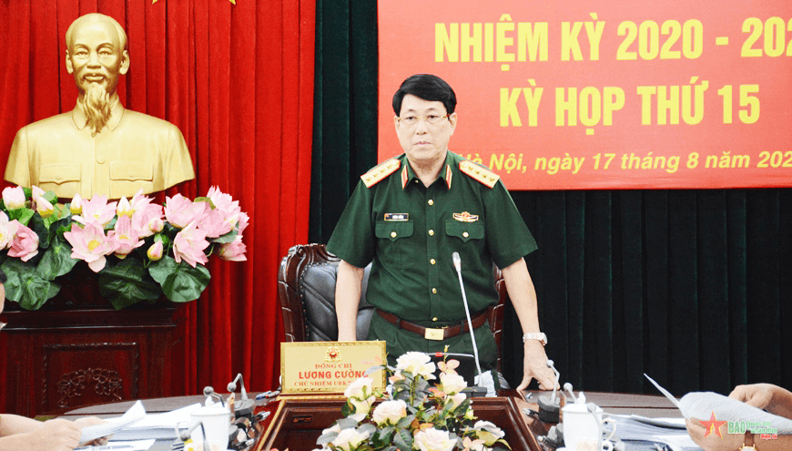 Đại tướng Lương Cường chủ trì Kỳ họp thứ 15 Ủy ban Kiểm tra Quân ủy Trung ương