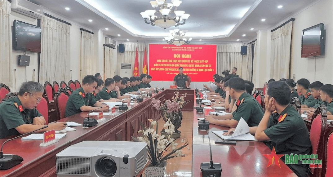 Khảo sát kết quả thực hiện Thông tư 164 và Quyết định 294 tại Trường Sĩ quan Lục quân 1