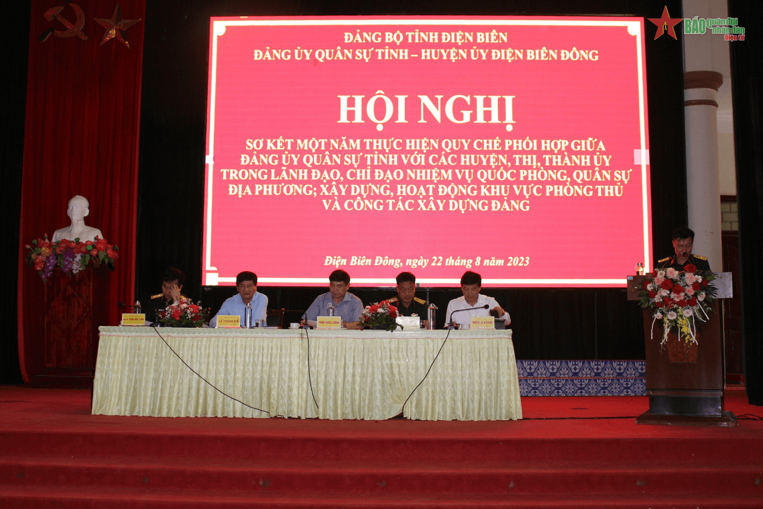 Điện Biên: Thực hiện tốt Quy chế phối hợp giữa Đảng ủy Quân sự tỉnh với các huyện, thị, thành ủy
