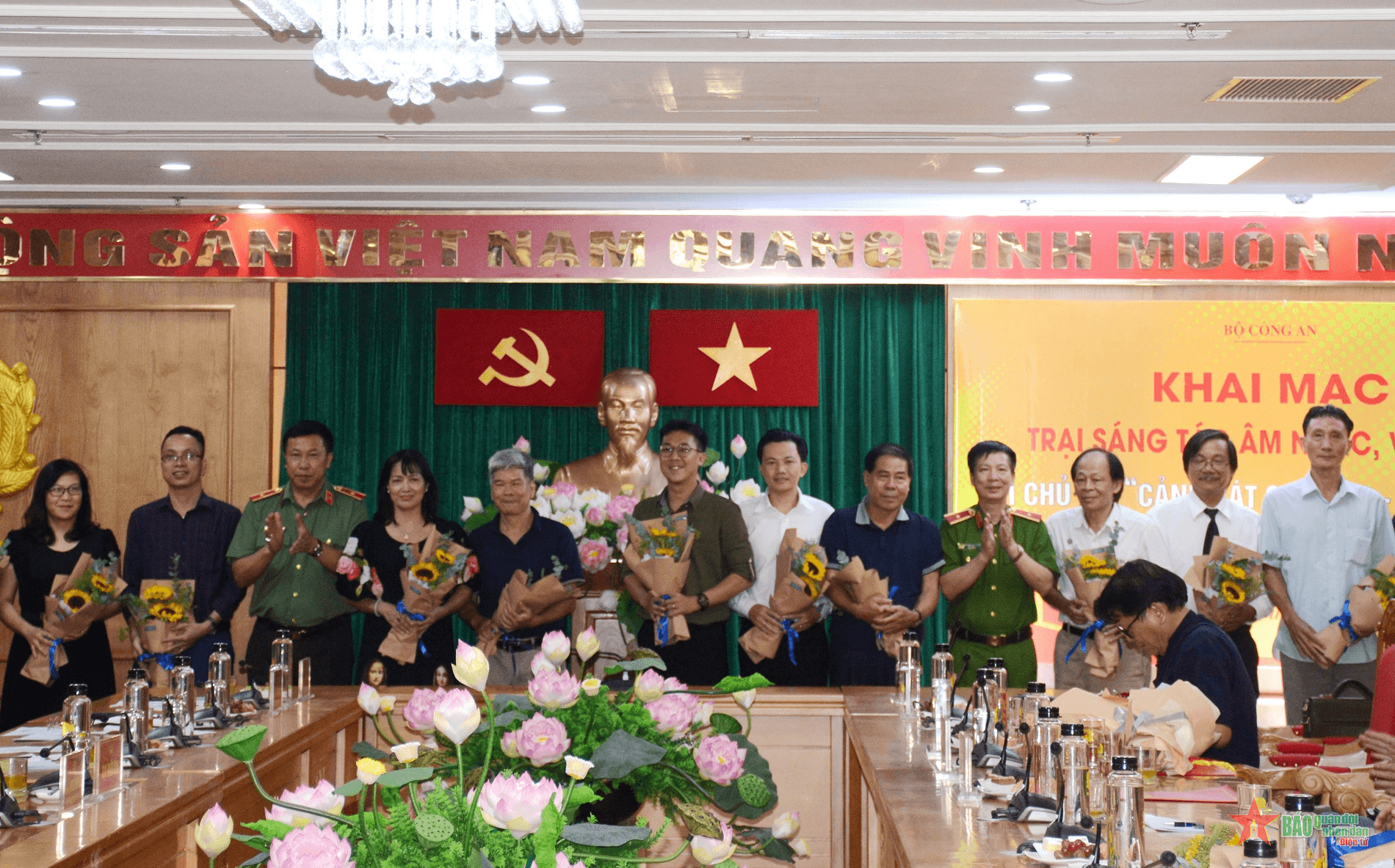 Tổ chức Trại sáng tác âm nhạc, văn học về lực lượng Cảnh sát cơ động