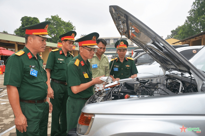 Nhân lên sức sống của Cuộc vận động 50 ở Hội thi xe tốt, lái xe giỏi toàn quân năm 2023 tại Tổng cục Chính trị Quân đội nhân dân Việt Nam