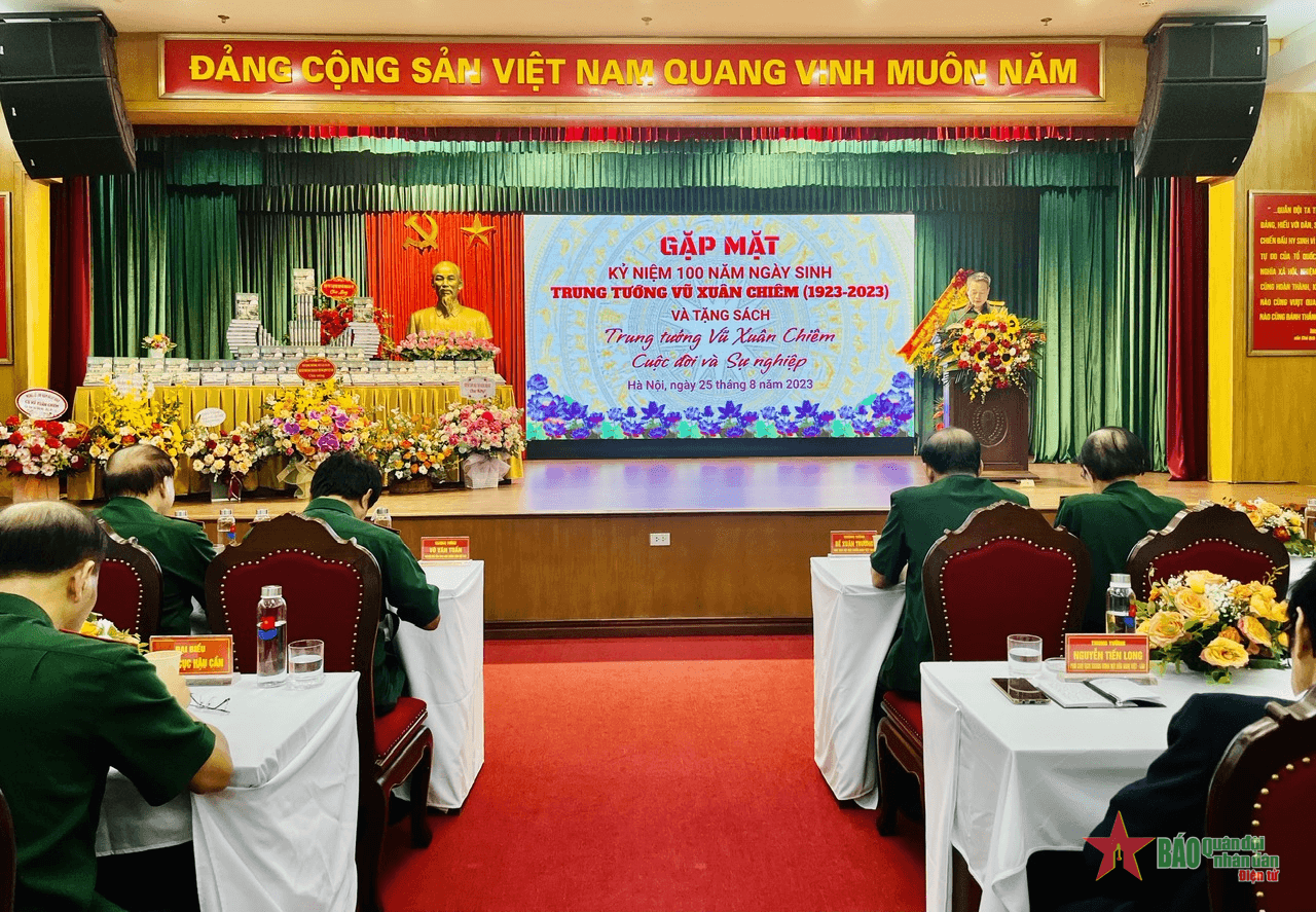 Gặp mặt kỷ niệm 100 năm Ngày sinh Trung tướng Vũ Xuân Chiêm (1923-2023)