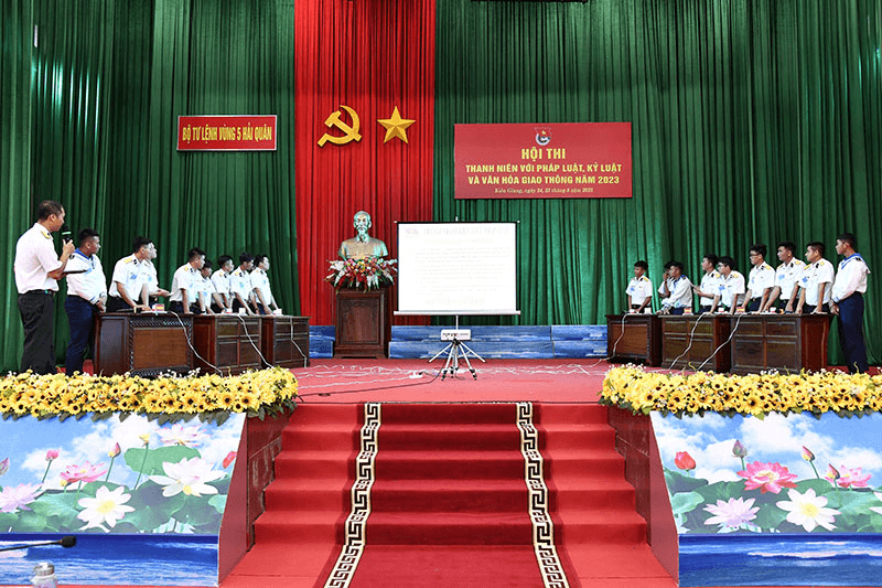 Vùng 5 Hải quân tổ chức Hội thi “Thanh niên với pháp luật, kỷ luật và văn hóa giao thông” năm 2023