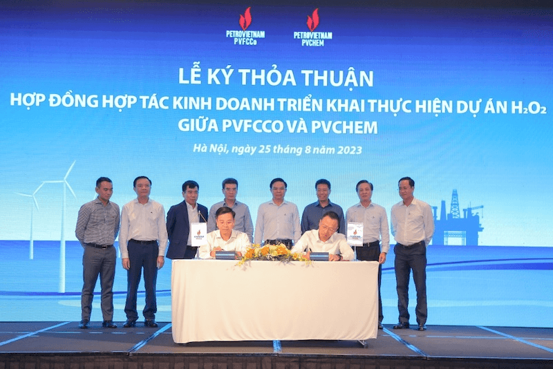 PVFCCo và PVChem bắt tay phát triển Dự án Nhà máy sản xuất nước Oxy già