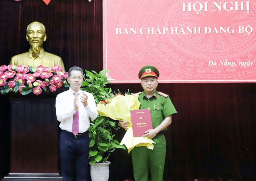 Công bố các quyết định về tổ chức bộ máy Công an TP Đà Nẵng