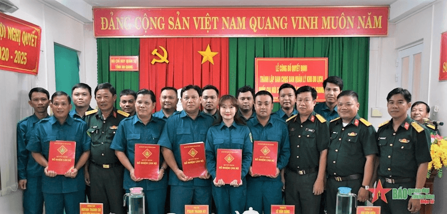 An Giang: Thành lập Ban chỉ huy Quân sự Ban quản lý khu Du lịch Quốc gia Núi Sam