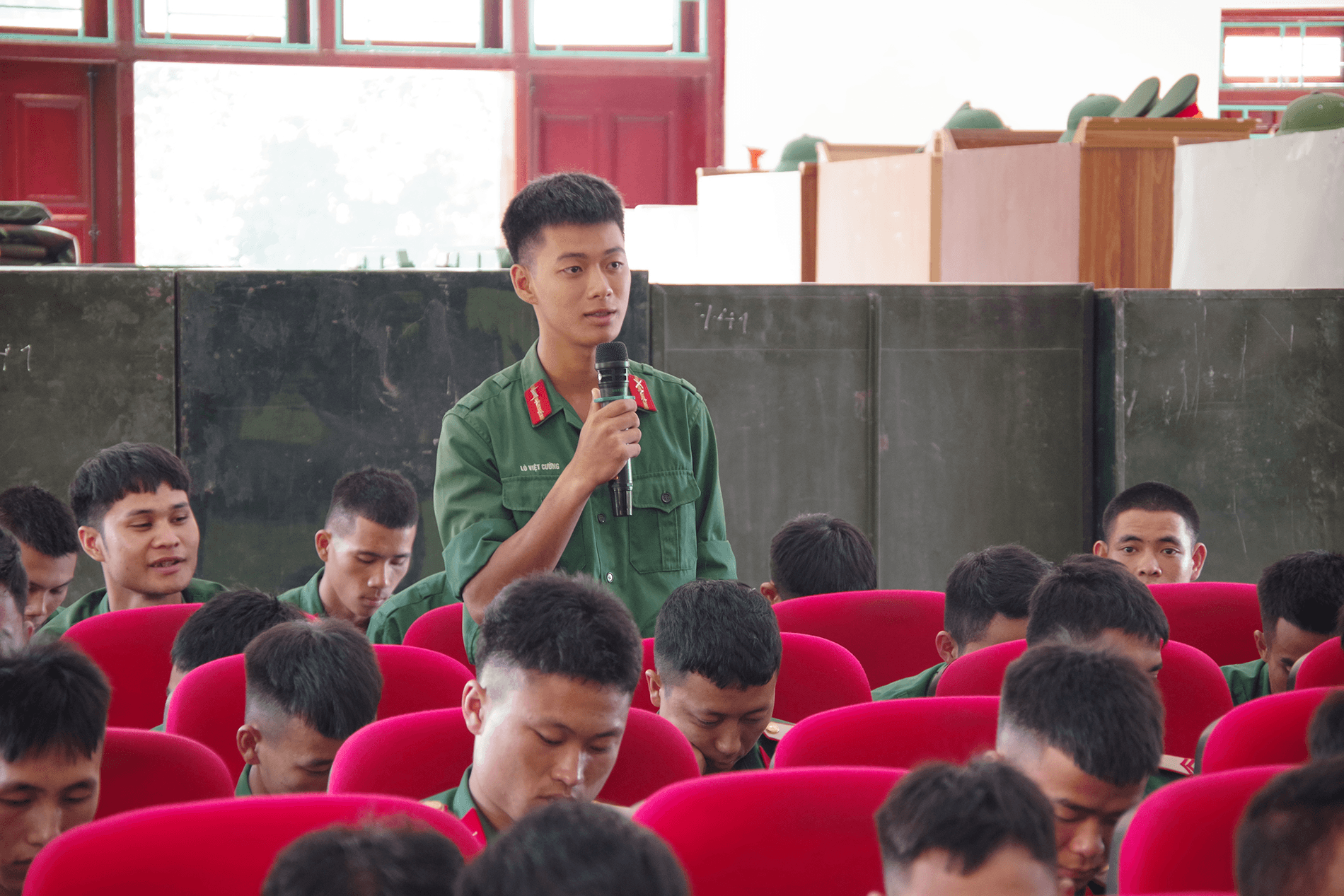 Bộ CHQS tỉnh Điện Biên duy trì nền nếp đối thoại dân chủ