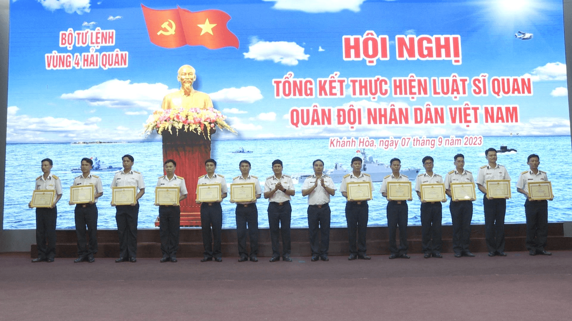 Vùng 4 Hải quân: Giải quyết tốt chế độ chính sách đối với sĩ quan và thân nhân