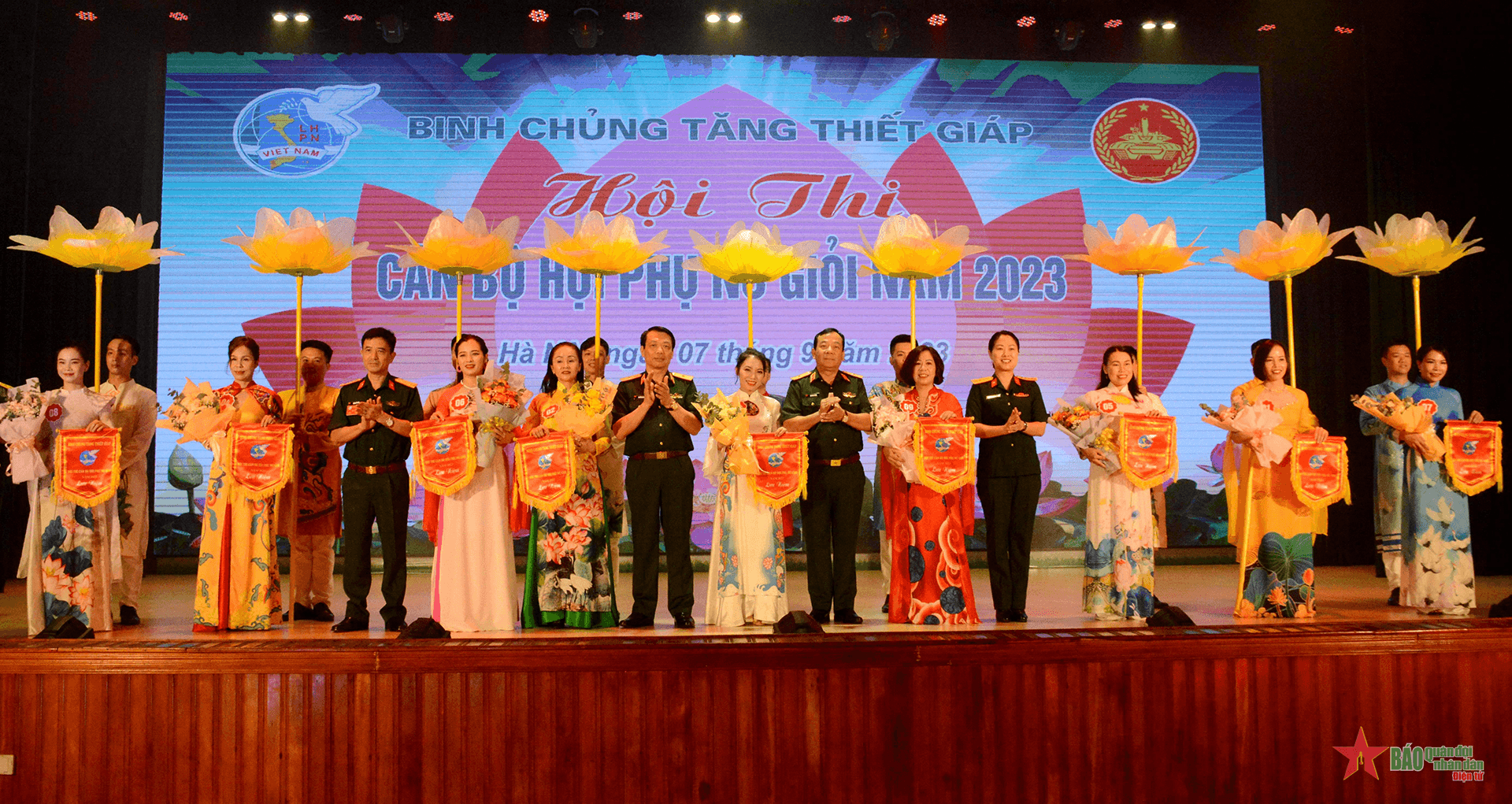 Binh chủng Tăng thiết giáp tổ chức Hội thi cán bộ phụ nữ giỏi năm 2023

​