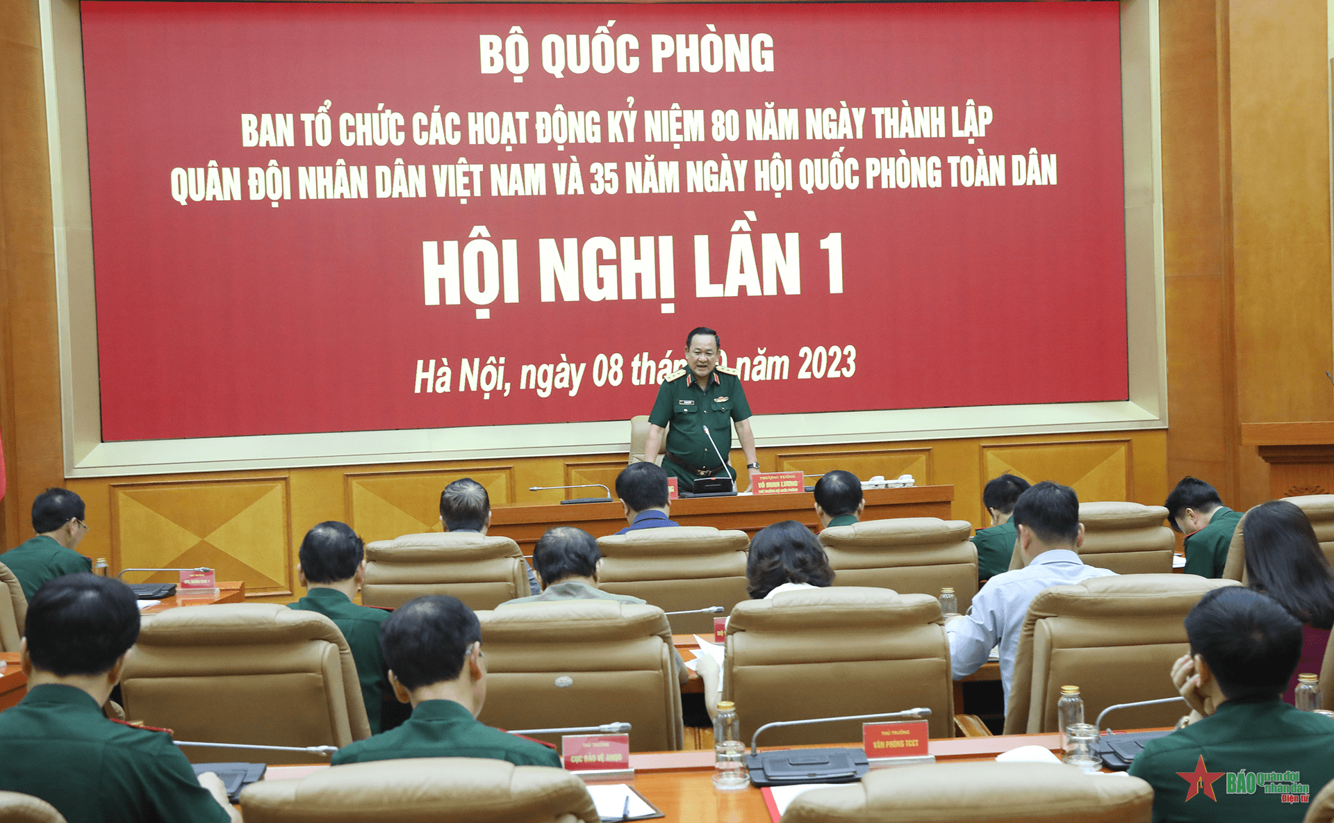 Thượng tướng Võ Minh Lương: Phối hợp, triển khai chặt chẽ các hoạt động hướng tới kỷ niệm 80 năm Ngày thành lập Quân đội