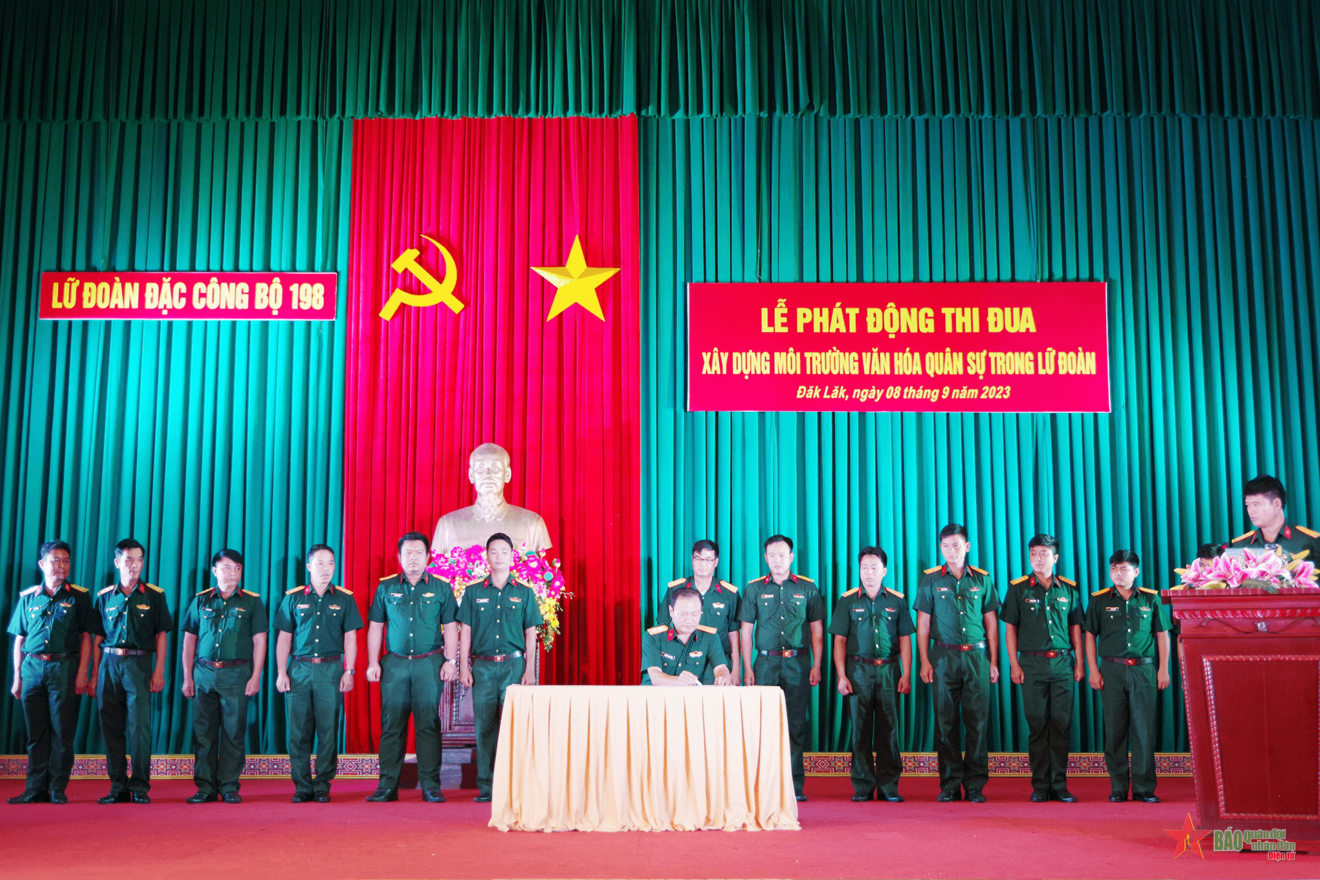 Xây dựng môi trường văn hóa quân sự chuẩn mực của Bộ đội Đặc công