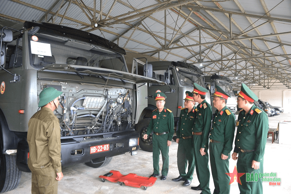 Hội thi xe tốt, lái xe giỏi toàn quân năm 2023 tại Học viện Lục quân