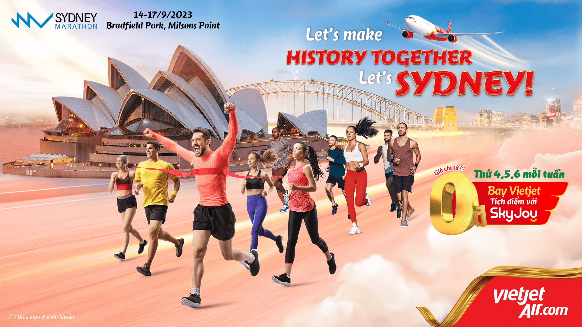 Lan tỏa tinh thần thể thao không biên giới, Vietjet đồng hành cùng Sydney Marathon