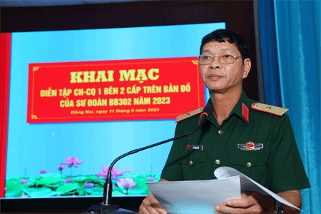 Ban Chỉ đạo diễn tập Quân khu 7 khai mạc diễn tập dự bị động viên năm 2023