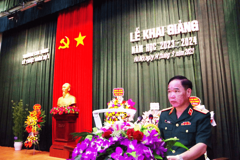 Trường Cao đẳng Kỹ thuật Quân sự 1 khai giảng năm học 2023-2024