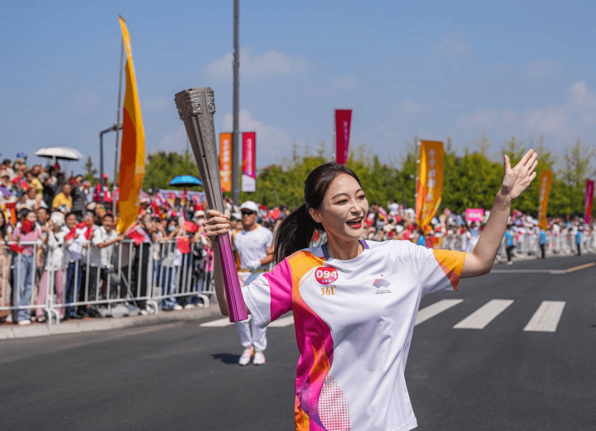 ASIAD 2023: Lễ rước đuốc đặc sắc tại thành phố Kim Hoa, tỉnh Chiết Giang