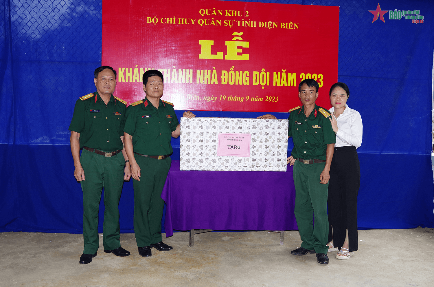 Điện Biên: Trao hỗ trợ xây Nhà đồng đội tặng quân nhân có hoàn cảnh khó khăn