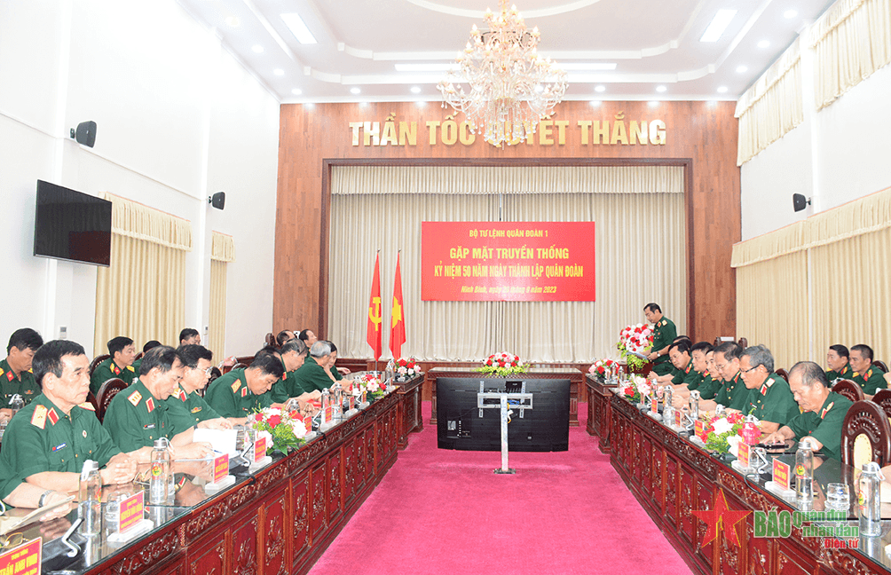 Gặp mặt truyền thống các thế hệ lãnh đạo, chỉ huy Quân đoàn 1 qua các thời kỳ