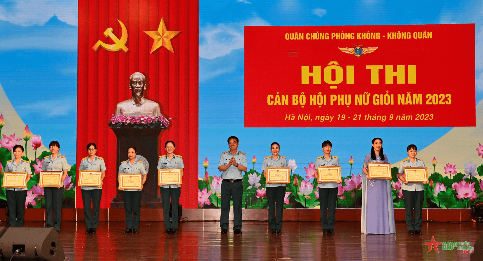 Nhiều kinh nghiệm hay từ Hội thi cán bộ Hội phụ nữ giỏi Quân chủng Phòng không-Không quân