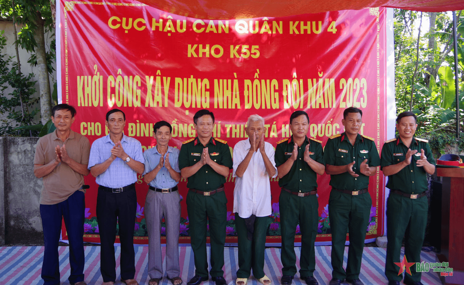 Cục Hậu cần, Quân khu 4: Khởi công xây dựng “Nhà đồng đội”