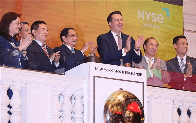 Thủ tướng rung chuông khai mạc phiên giao dịch tại Sàn chứng khoán New York