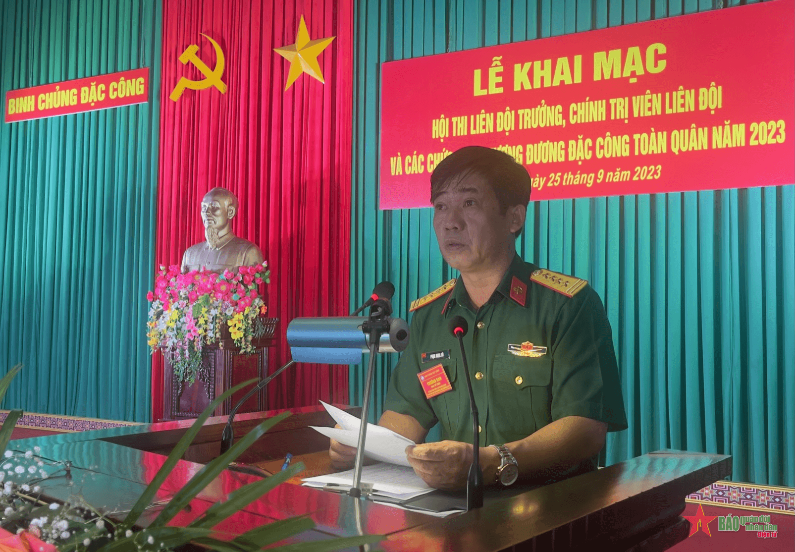 Binh chủng Đặc công: Khai mạc hội thi Liên đội trưởng, Chính trị viên và các chức danh tương đương