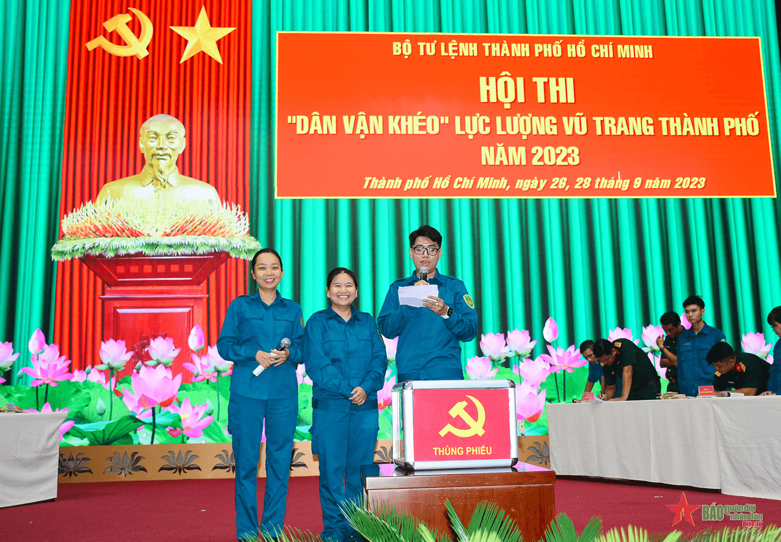 TP Hồ Chí Minh: Thiếu tướng Phan Văn Xựng khai mạc Hội thi “Dân vận khéo”
