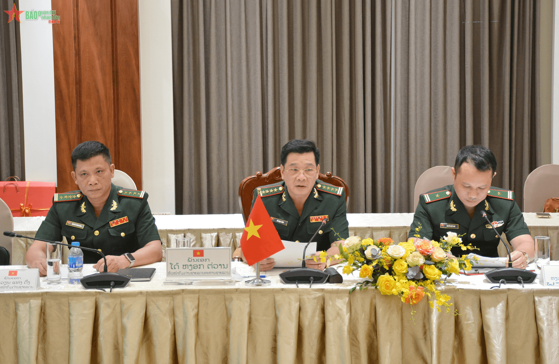Góp phần giữ vững an ninh, trật tự trên tuyến biên giới Việt Nam-Lào