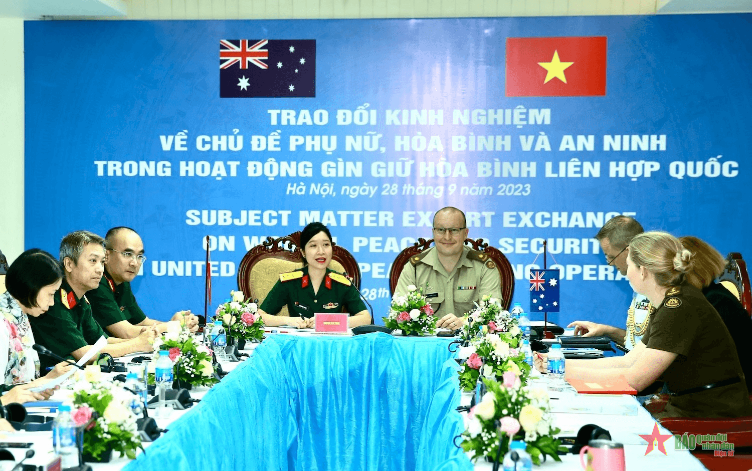 Nam giới cần vào cuộc thúc đẩy vai trò của phụ nữ trong hoạt động gìn giữ hòa bình