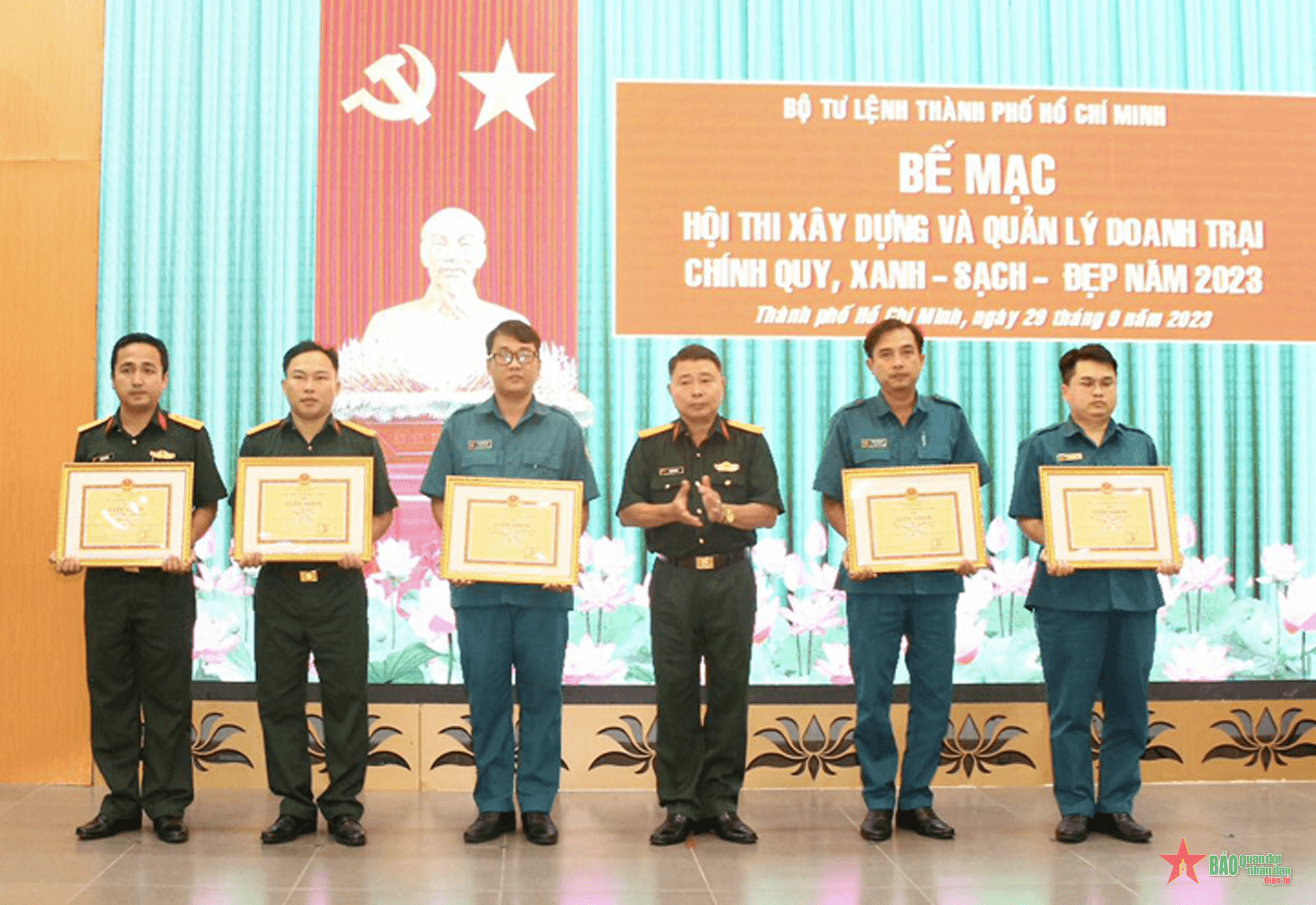 Bộ tư lệnh TP Hồ Chí Minh đẩy mạnh xây dựng, quản lý doanh trại chính quy, xanh, sạch, đẹp