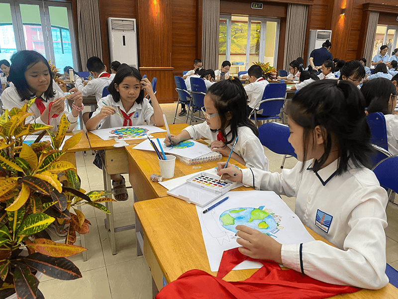 Cuộc thi vẽ tranh “Đan Mạch trong mắt em” năm 2023 có chủ đề “Tương lai xanh”