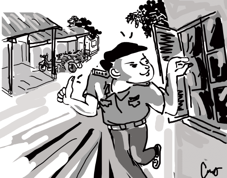 Câu chuyện kỷ luật: Rình... thủ trưởng!