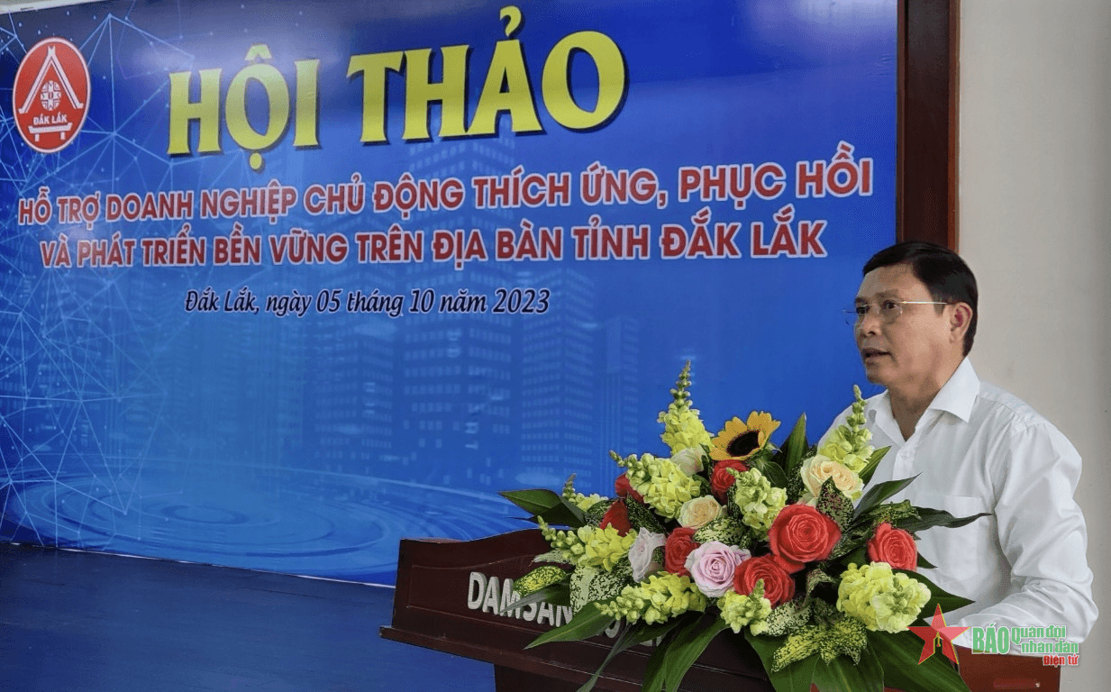 Tỉnh Đắk Lắk bàn giải pháp hỗ trợ doanh nghiệp phục hồi và phát triển bền vững