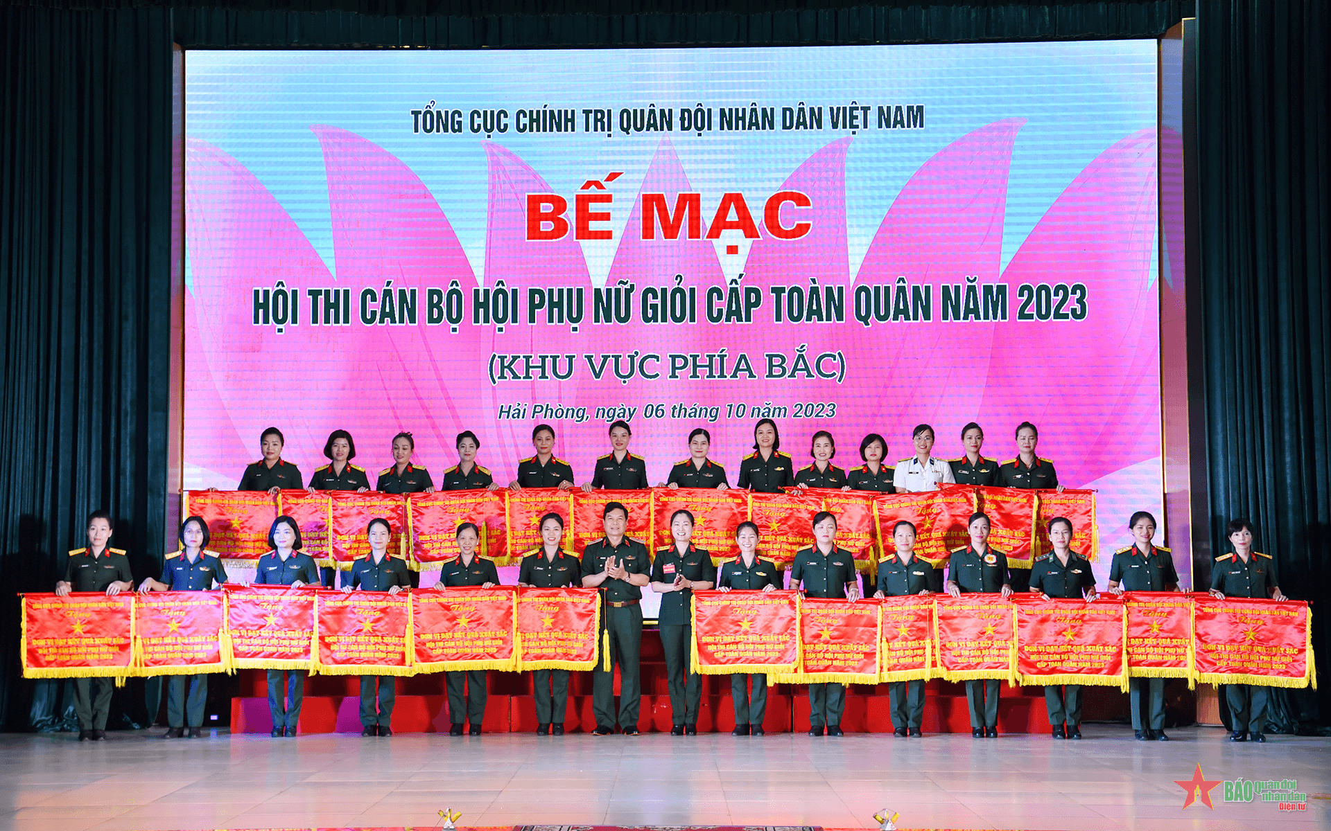 Bế mạc Hội thi cán bộ phụ nữ giỏi cấp toàn quân năm 2023 khu vực phía Bắc: Nâng tầm đội ngũ cán bộ hội
