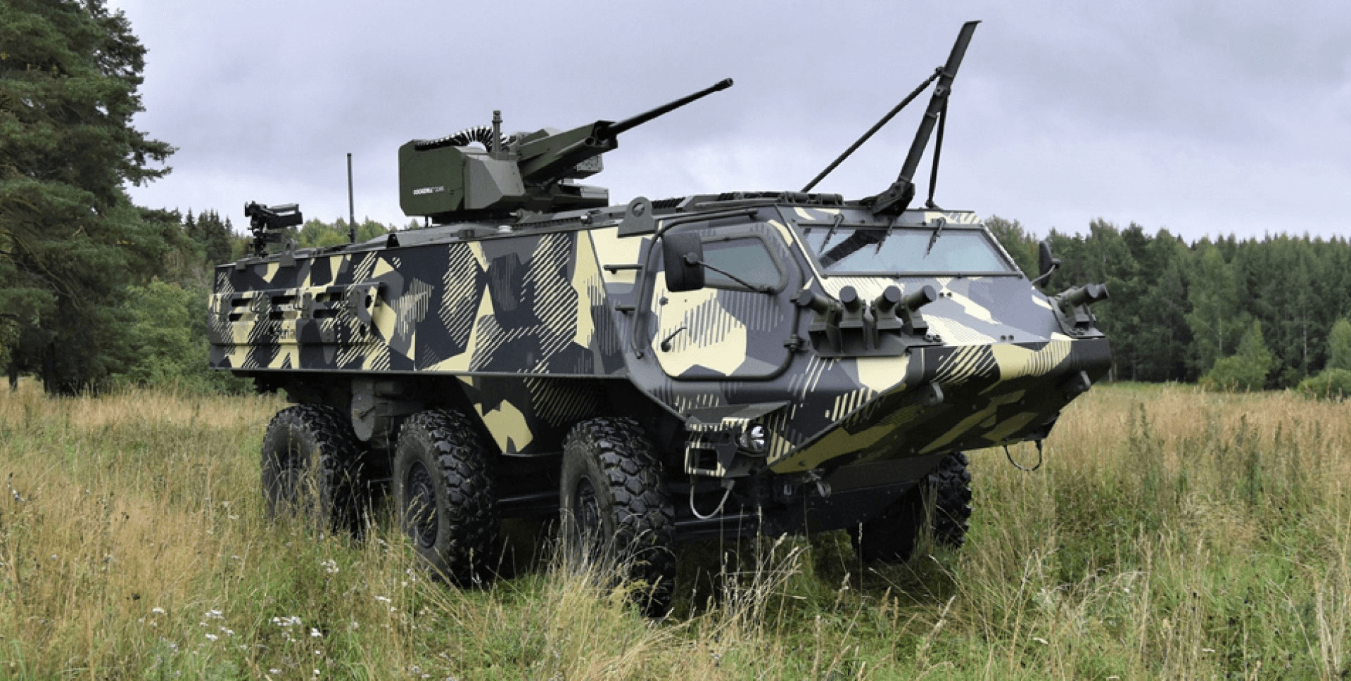 Bật mí sức mạnh xe bọc thép thế hệ mới Patria 6x6 của Phần Lan