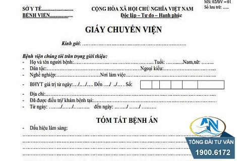 Các trường hợp không cần giấy chuyển viện