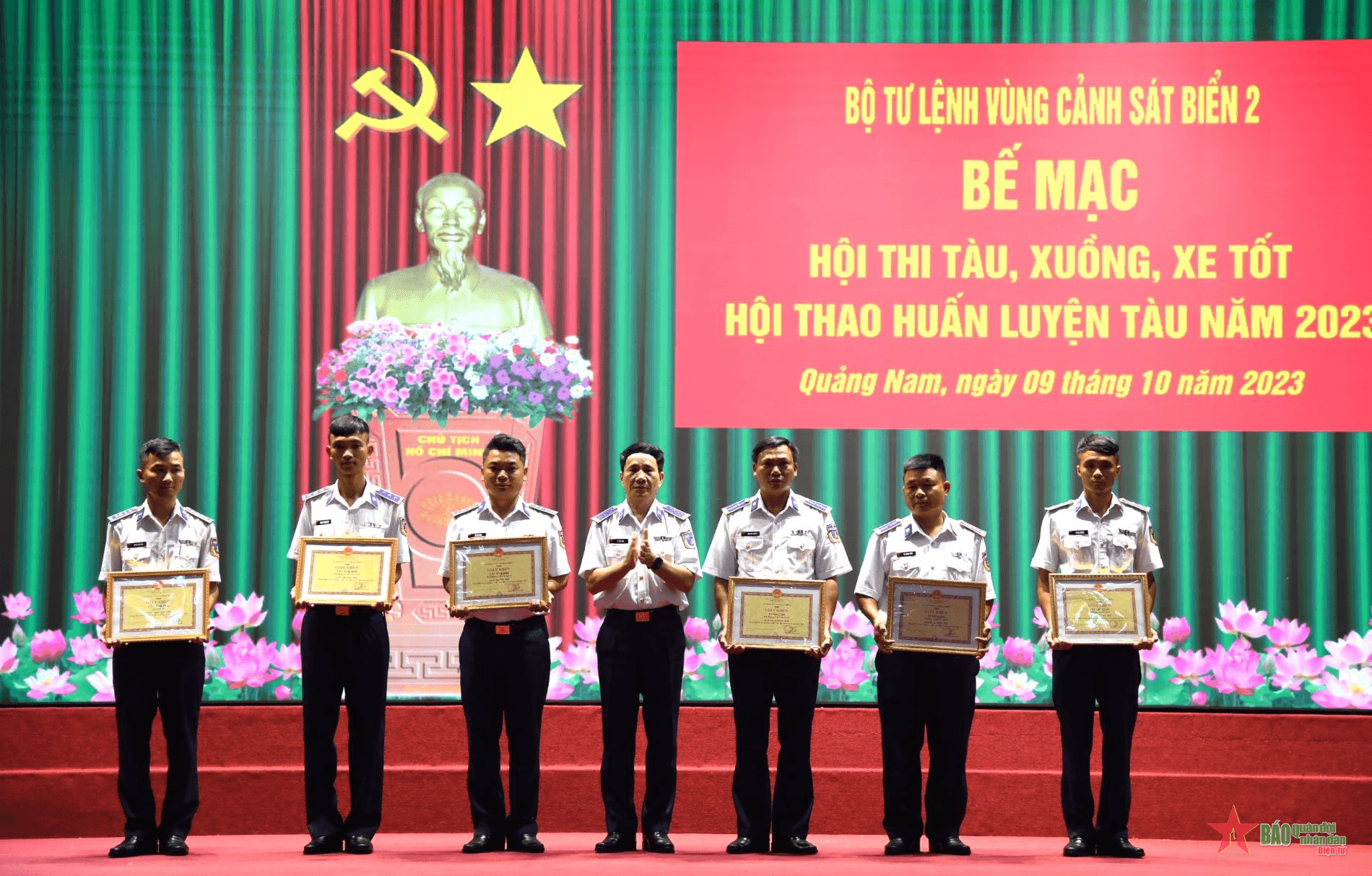 Vùng Cảnh sát biển 2 bế mạc hội thi tàu, xuồng, xe tốt và hội thao huấn luyện tàu