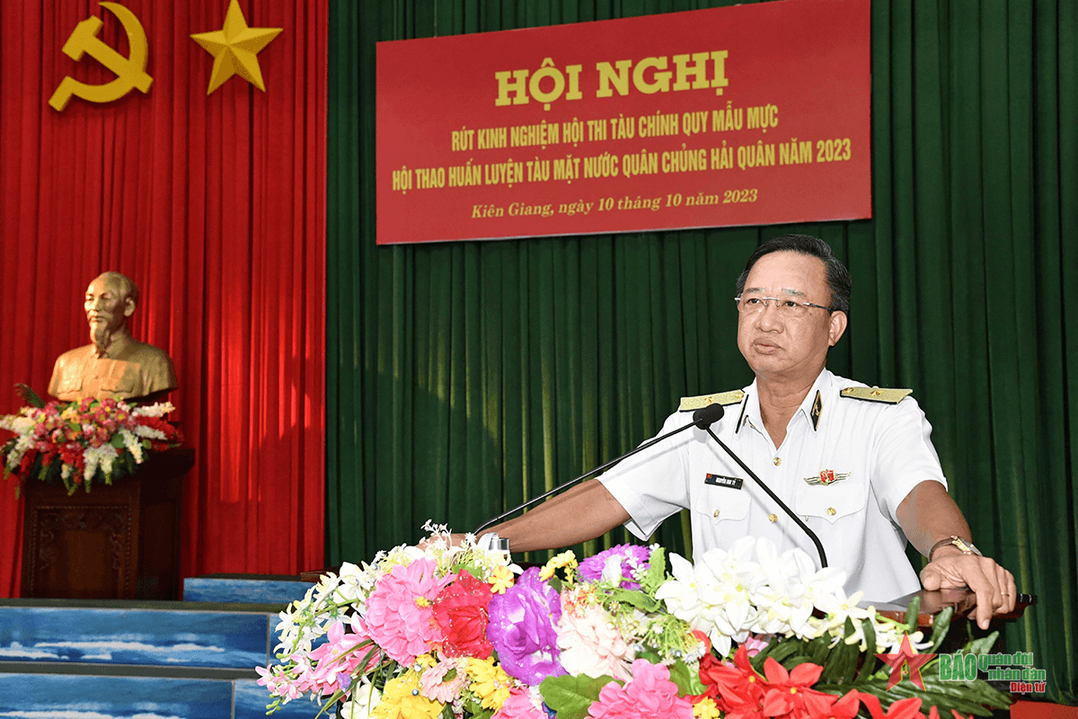 Vùng 5 Hải quân: Rút kinh nghiệm tham gia hội thi tàu chính quy mẫu mực, hội thao huấn luyện tàu mặt nước