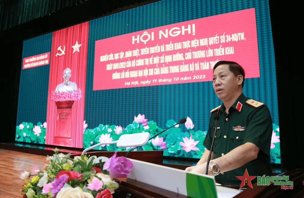 Trường Sĩ quan Chính trị: Hội nghị quán triệt, tuyên truyền và triển khai thực hiện Nghị quyết số 34-NQ/TW của Bộ Chính trị