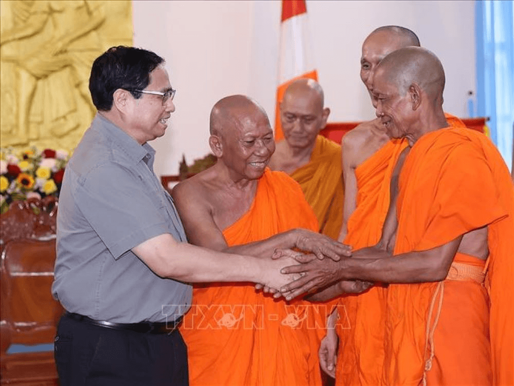 Thủ tướng Chính phủ Phạm Minh Chính chúc mừng đồng bào Khmer nhân Lễ Sene Dolta năm 2023
