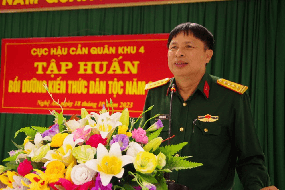 Cục Hậu cần Quân khu 4 tập huấn bồi dưỡng kiến thức dân tộc năm 2023