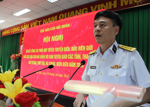 Sơ kết công tác phối hợp tuyên truyền biển, đảo, biên giới năm 2023
