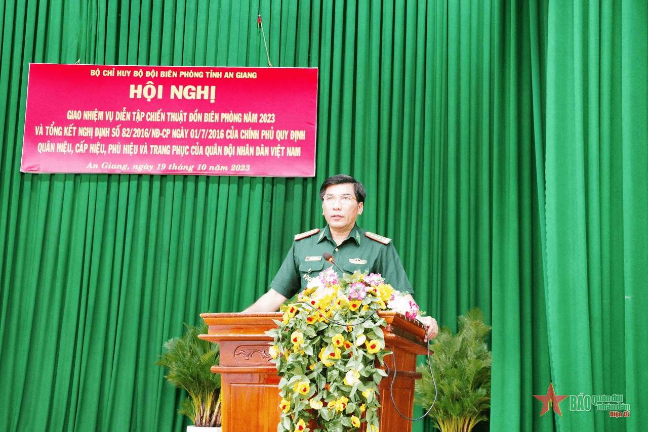 Bộ đội Biên phòng tỉnh An Giang: Giao nhiệm vụ diễn tập và tổng kết Nghị định số 82 của Chính phủ