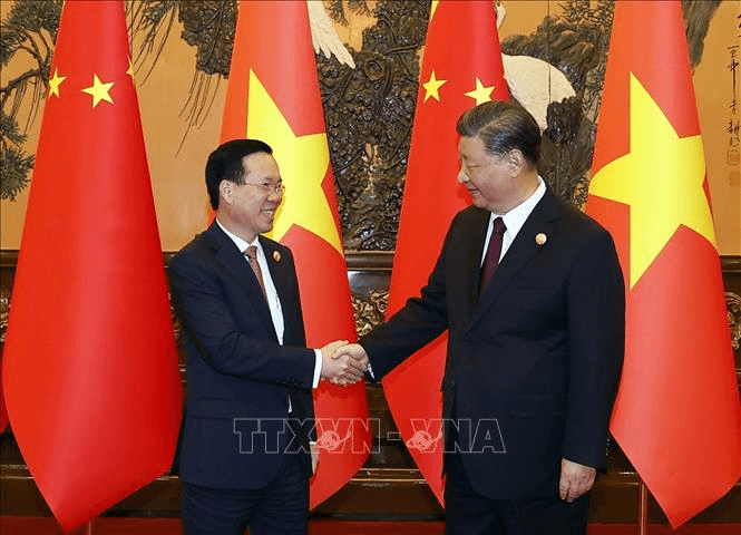 Chủ tịch nước Võ Văn Thưởng hội kiến Tổng Bí thư, Chủ tịch Trung Quốc Tập Cận Bình