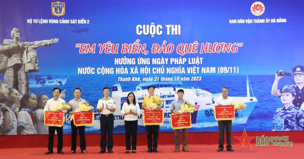 Vùng Cảnh sát biển 2 tổ chức cuộc thi “Em yêu biển đảo quê hương”