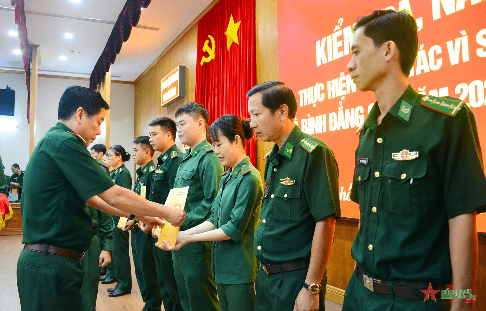 Kiểm tra công tác vì sự tiến bộ của phụ nữ và bình đẳng giới tại Bộ đội Biên phòng TP Hồ Chí Minh