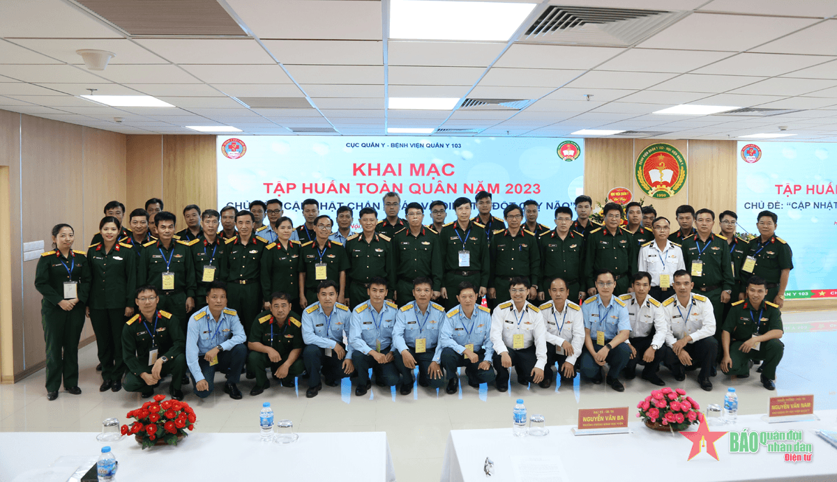 Nâng cao khả năng chẩn đoán, điều trị đột quỵ não cho cán bộ quân y